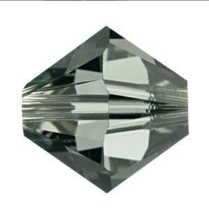 Swarovski Crystal 3mm Bicone – Black Diamond